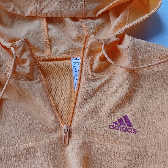 Adidas Primegreen Apricot Track Jacket, Hood, Size S - Picture 7 of 12
